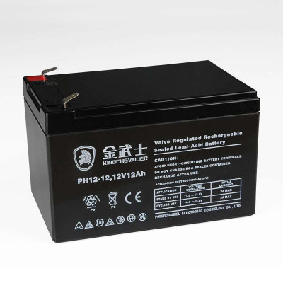 金武士UPS电瓶 PH12-12 免维护不加酸不加水12V12AH足容量电池 安全可靠的防爆排气系统