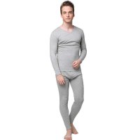 格圣特 秋冬新款保暖内衣套装男士纯棉V领打底基础保暖内衣秋衣秋裤 8522001-3