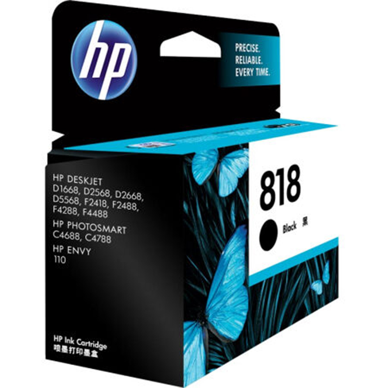 惠普(HP)CC640ZZ 818号 黑色墨盒