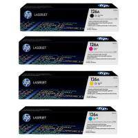 HP 126A 原装 套装(黑红蓝黄四色) LaserJet 硒鼓 (CE311A)