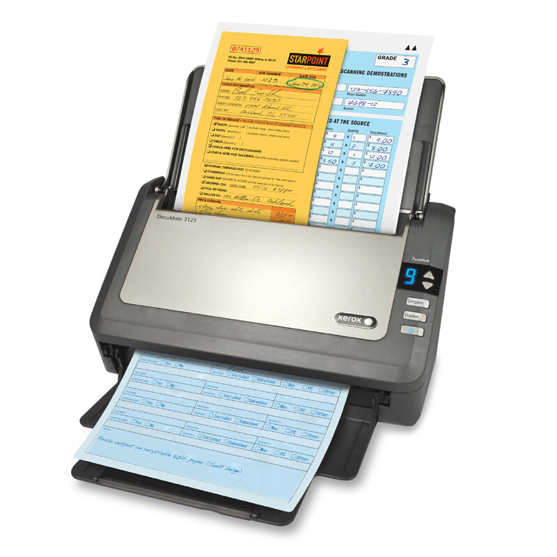 xerox) 產品型號:documate 3125 掃描方式:饋紙式 掃描元件:cis 一鍵