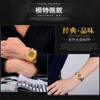 瑞士宾格BINGER手表时尚运动女士手表 自动机械表 女表高端双面镂空夜光防水钢带表 摩登系列
