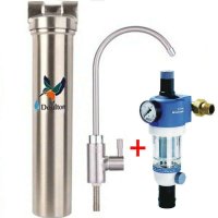 英国道尔顿(Doulton)HIS M12家用厨房净水器+霍尼韦尔前置过滤器FK74C