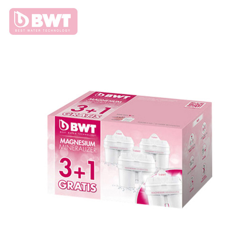 德国倍世BWT水壶滤芯通用 净水壶滤芯除水垢一盒4只装