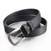 七匹狼 男士真皮自动扣皮带牛皮腰带黑色7A92058400