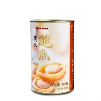 【中华特色】汕头馆潮汕特产 溏心清水即食鲍鱼罐头港式休闲海鲜零食8-12粒大鲍鱼400g 华南