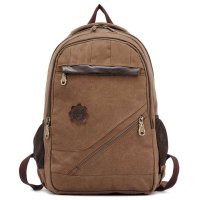 BAKMK芭卡玛卡K系列男女帆布双肩包 背包韩版潮书包 学生帆布背包 电脑包旅行包FJ27