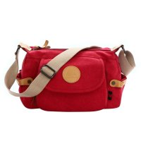 BAKMK芭卡玛卡 时尚百搭帆布单肩包 甜美帆布斜跨包 帆布配真皮包包958