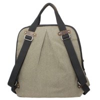 BAKMK芭卡玛卡新款亚麻棉布配真皮时尚休闲单肩斜挎包MD3241