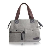 BAKMK 芭卡玛卡 PaulOne 系列 帆布铆钉复古时尚单肩手提斜挎包B3014