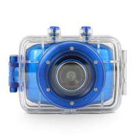BAKMK芭卡玛卡时尚迷你相机 720P高清数码摄像机 防水录像机 户外运动相机DV5S 蓝色