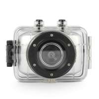 BAKMK芭卡玛卡时尚迷你相机 720P高清数码摄像机 防水录像机 户外运动相机DV5S 银色