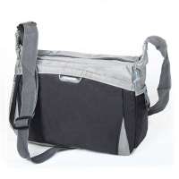 BAKMK芭卡玛卡 炫彩休闲运动包 户外旅行包 男女单肩包 斜挎包BKL1130 黑色