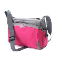 BAKMK芭卡玛卡 炫彩休闲运动包 户外旅行包 男女单肩包 斜挎包BKL1130 玫红色