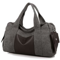 BAKMK芭卡玛卡 韩版男士复古帆布包包时尚休闲单肩包时尚拼色手提包斜挎包0840