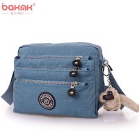 BAKMK芭卡玛卡韩版时尚防水尼龙布包包休闲女式单肩挂包斜挎包1108