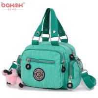 BAKMK芭卡玛卡 韩版时尚防水尼龙布包休闲女式单肩挂包斜挎包手提包1928