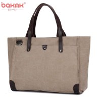 BAKMK芭卡玛卡 新款复古帆布单肩包韩版时尚女包斜挎包805