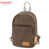 BAKMK芭卡玛卡韩版女士帆布包包男女款情侣包时尚休闲双肩包背包女包1059