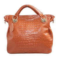 芭卡玛卡BAKMK 鳄鱼纹压花牛皮手提斜挎包B1088