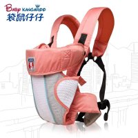 袋鼠仔仔正品 婴儿背带背袋 夏季舒适透气 多功能宝宝背带DS6866