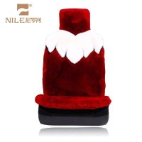 尼罗河荷韵 高档新款冬季羊毛坐垫短毛汽车座垫皮毛一体通用坐垫