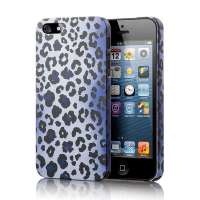 果立方(casecube)飞彩适用iPhone5/5s超薄磨砂手机保护套手机壳苹果5/5s保护壳 豹纹蓝