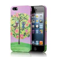 果立方(casecube)飞彩适用iPhone5/5s超薄磨砂手机保护套手机壳苹果5/5s保护壳 梦彩紫