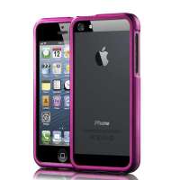 果立方（casecube）凌甲适用iPhone5/5s金属边框 手机保护套手机壳苹果5/5s外壳 玫红