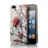 果立方(casecube)花样年华适用iPhone5/5s手机保护套手机壳苹果5保护壳外壳 黑红夹克女孩