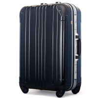 Legendwalker雷剑欧客经典升级款铝框拉杆箱502260F黑色24寸