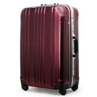 Legendwalker雷剑欧客经典升级款铝框拉杆箱502260F银红色24寸
