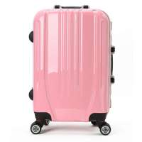 Legendwalker雷剑欧客加厚男女通用ABS+PC铝框拉杆箱051773粉色29寸