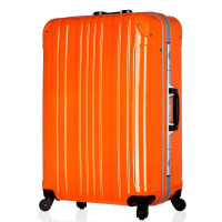 Legendwalker雷剑欧客经典商务铝框拉杆箱502273橘色29寸