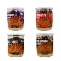 天津特产 桂发祥十八街麻花 夹馅小麻花150g*4罐(什锦 椒盐 黑芝麻 山楂)4种口味