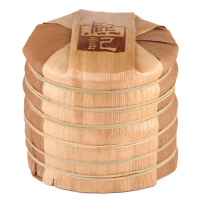 熙记（xiji） 云南普洱茶 生茶饼茶 无量山 7片整提2499g