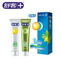 Saky/舒客 舒克牙膏 持久清新65g*2支（劲爽薄荷） 防蛀口臭 早晚呵护清新口气