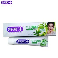 Saky/舒客 saky舒客清新口气牙膏105g 绿茶爽洁固齿不含氟口腔护理牙膏单只装