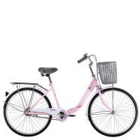 千里达玲珑1.0女款24寸休闲学生淑女公主单车通勤自行车