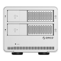 Orico/奥睿科9528U3 3.5寸usb3.0外置移动硬盘盒双2盘位硬盘盒子硬盘柜箱16TB
