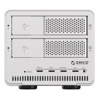 Orico/奥睿科 9528RU3 双盘位 全铝8TB扩展硬盘盒 磁盘阵列 3.5寸硬盘盒