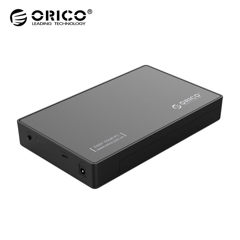 Orico/奥睿科 3588C3 Type-c硬盘盒2.5寸3.5寸台式机USB3.0移动硬盘盒子图片