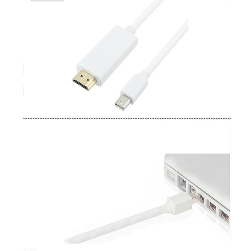 STW三鑫天威 mini displayport TO HDMI转接线迷你dp转hdmi高清线连接线 1.8米