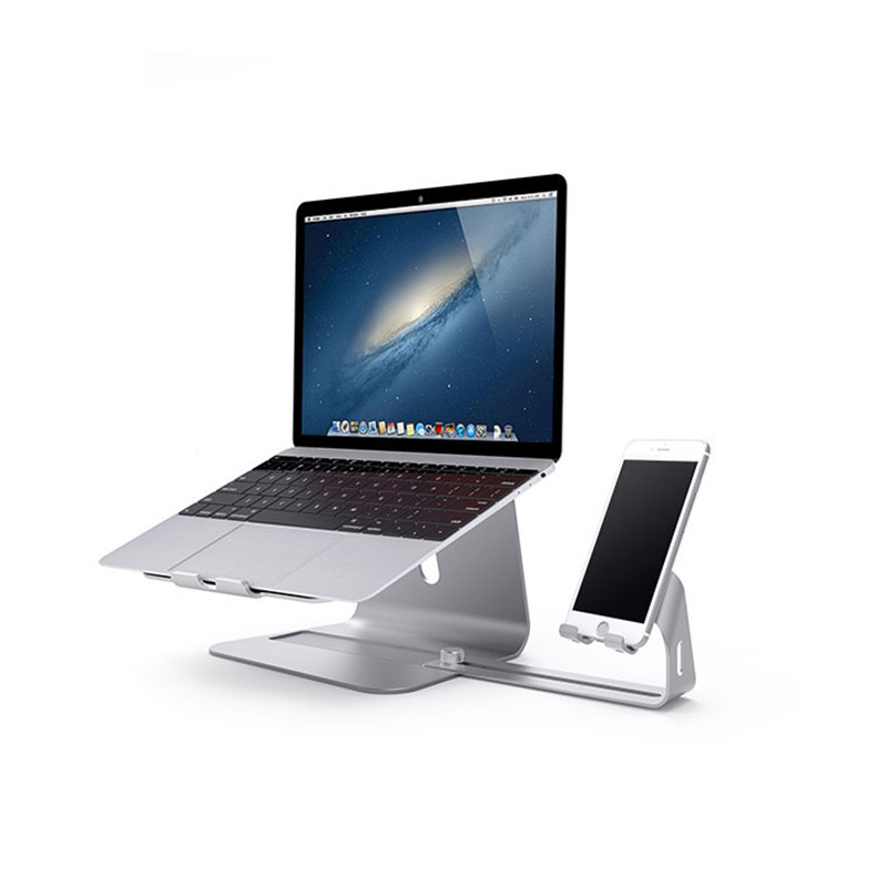 STW MAC电脑笔记本手机一体支架 铝合金 Pro桌面电脑散热架 桌面支架