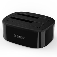 ORICO双盘硬盘盒子2.5/3.5寸外接硬盘座串口usb3.0移动硬盘盒底座