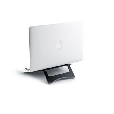 STW Macbook苹果笔记本支架铝合金pro电脑散热架底座颈椎便捷折叠桌面 黑色