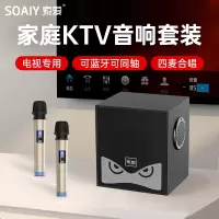 索爱(soaiy) Q21家庭KTV音响套装全套卡拉OK家用点唱歌一体机连接电视K歌小型蓝牙音箱带无线话筒麦克风儿童
