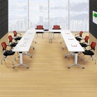 广州好环境家具多功能会议桌可移动培训桌办公培训台高档折叠会客桌