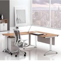 好环境家具简约现代老板桌大班台老板台主管桌办公桌书桌转角电脑桌1.6米