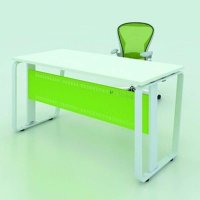 好环境办公家具电脑桌白色现代办公桌经理桌简约主管桌1.4米办公台